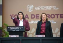 Poza Rica no está sola: apoyo total afirma gobernadora