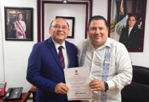 Designa gobernadora Rocío Nahle a Óscar Guzmán de Paz titular del TEBAEV