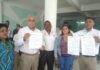 Taxistas en contra de los taxis por aplicacion en Veracruz