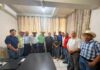 Banderazo a la campaña de barrido en El Higo