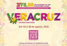 Veracruz, invitado de honor, en la 37.ª Feria Internacional del Libro de Antropología e Historia