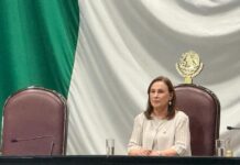Claudia Sheinbaum recibe respaldo de Rocío Nahle contra doble nacionalidad