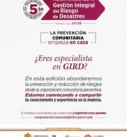 Abierta convocatoria del ‘Quinto Congreso Internacional del Gestión Integal de Riesgo de Desastres’
