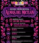 Este miércoles disfruta del Desfile Monumental Almas del Mictlán