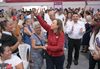 Dan banderazo para la construcción de viviendas a damnificados por lluvias en Ixhuatlán de Madero