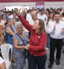 Dan banderazo para la construcción de viviendas a damnificados por lluvias en Ixhuatlán de Madero